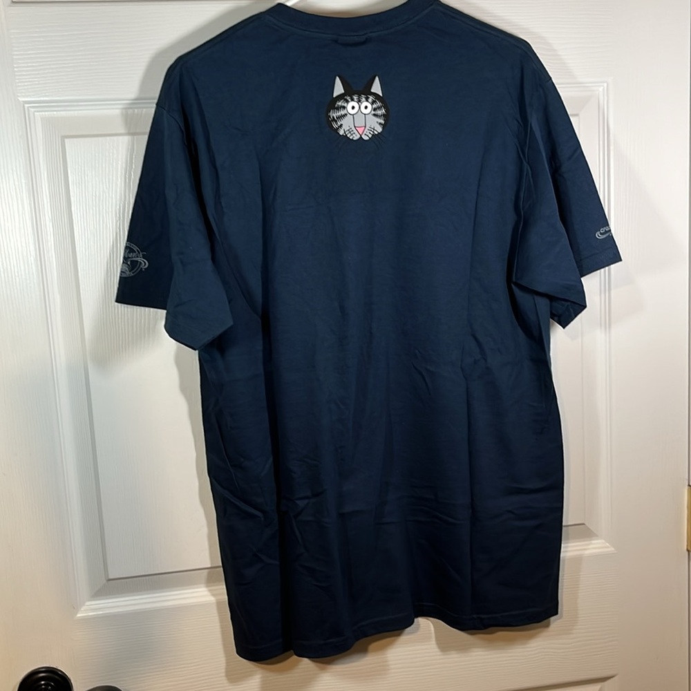 🔥 NWT Dadcat Genuine B. Kliban Cat TEE SHIRT Men’s M Combed Cotton Crazy Shirts - Picture 9 of 16